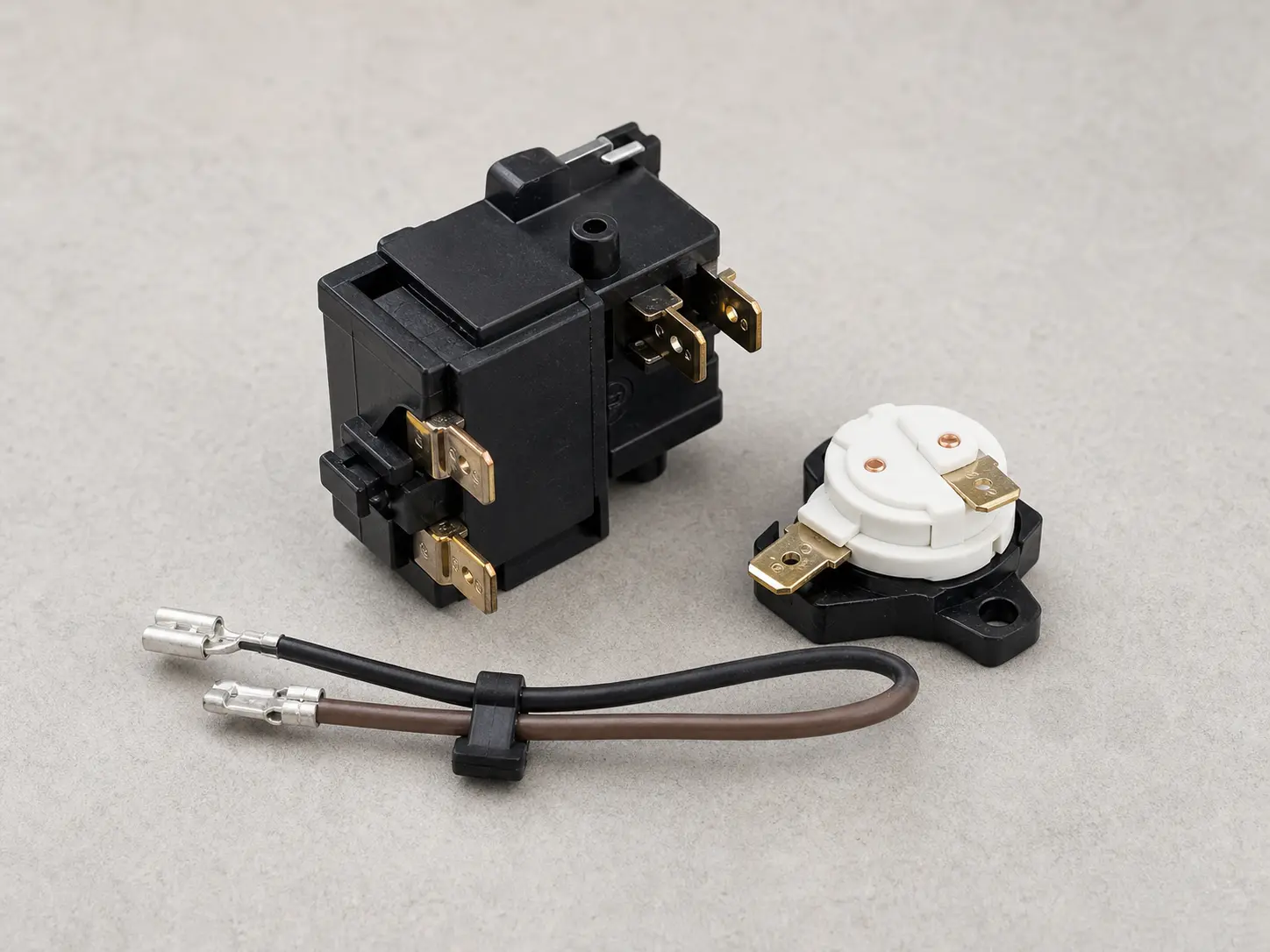 Freezer compressor start relay for a confirmed Calex click-buzz-click startup failure