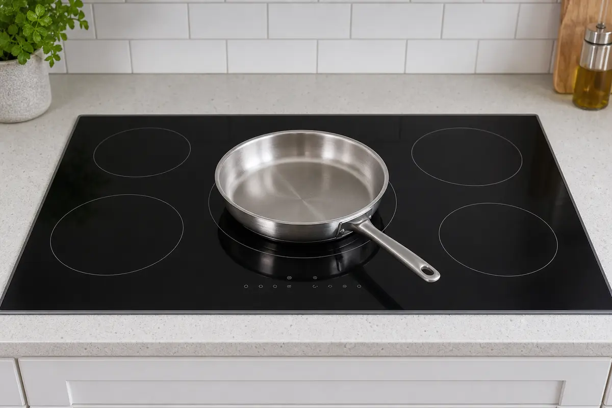 JennAir-style cooktop surface checked for burner-specific breaker trip patterns