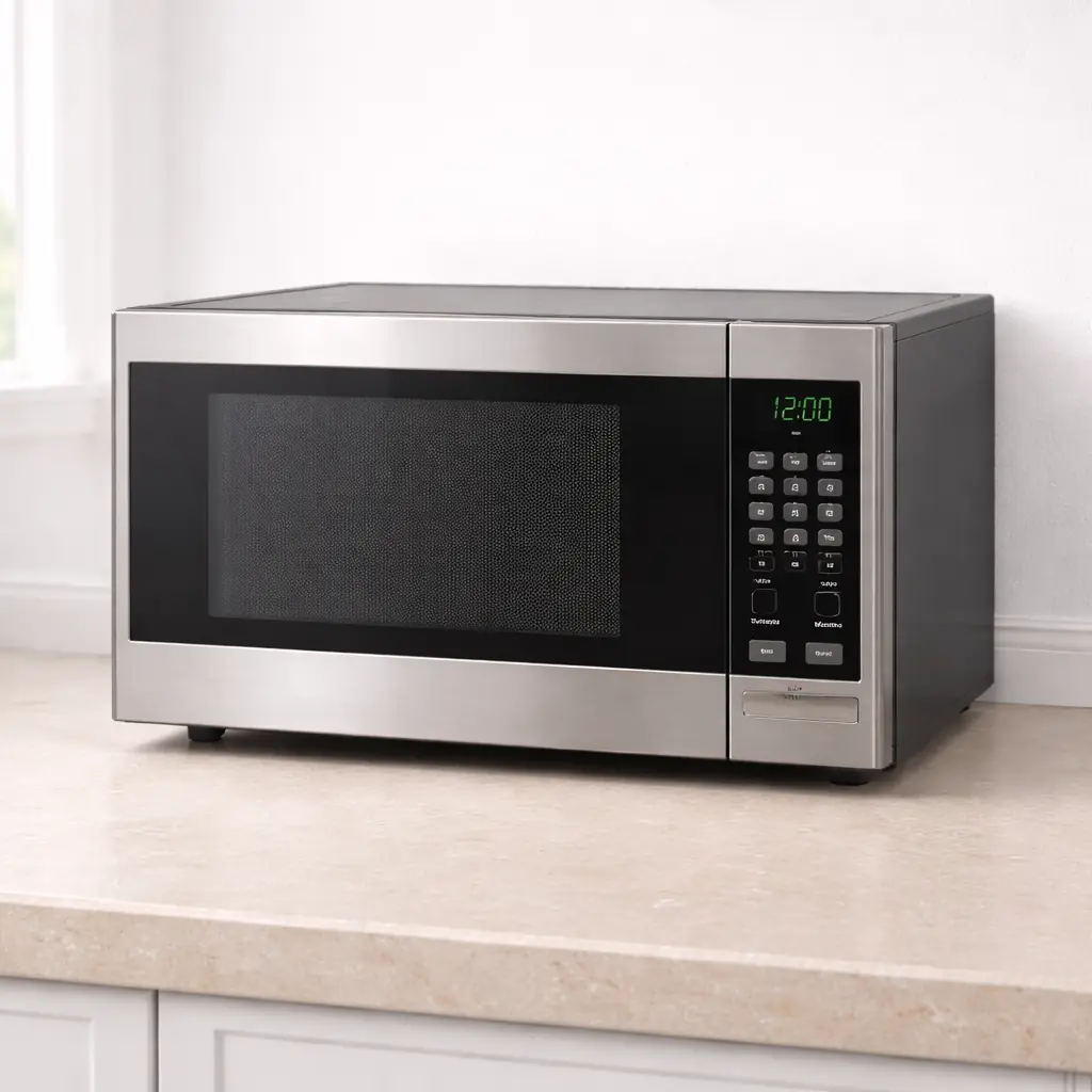 Microwave appliance tile