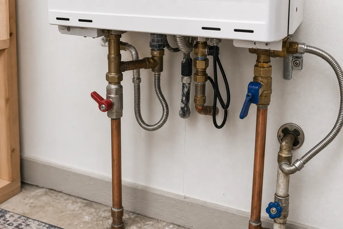 Rinnai tankless water heater code 63 service valve left halfway out of position