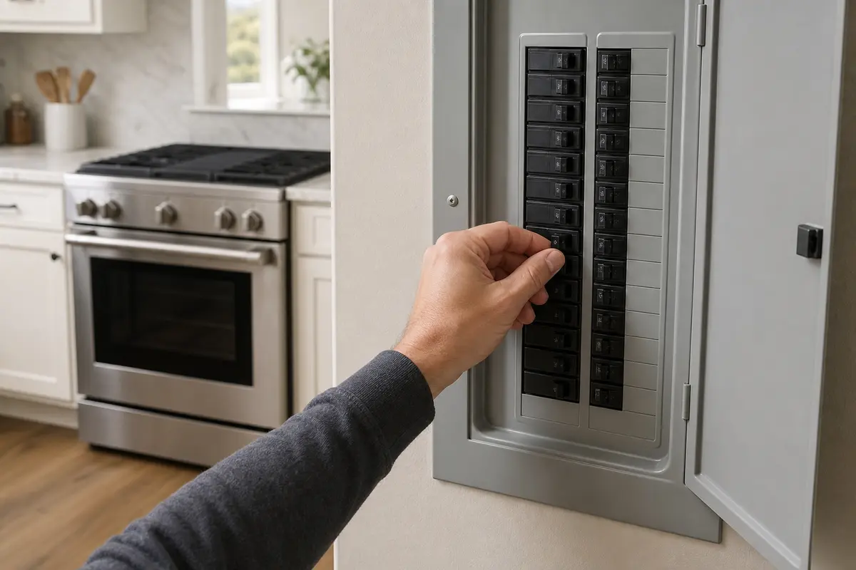 Breaker reset for a range before checking whether error code 01 returns
