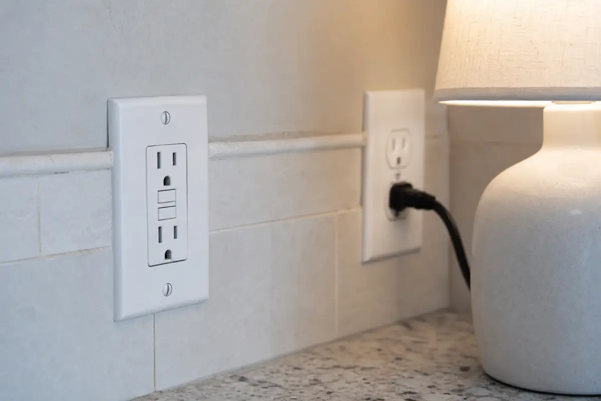 GFCI reset check used before replacing a standard dead outlet