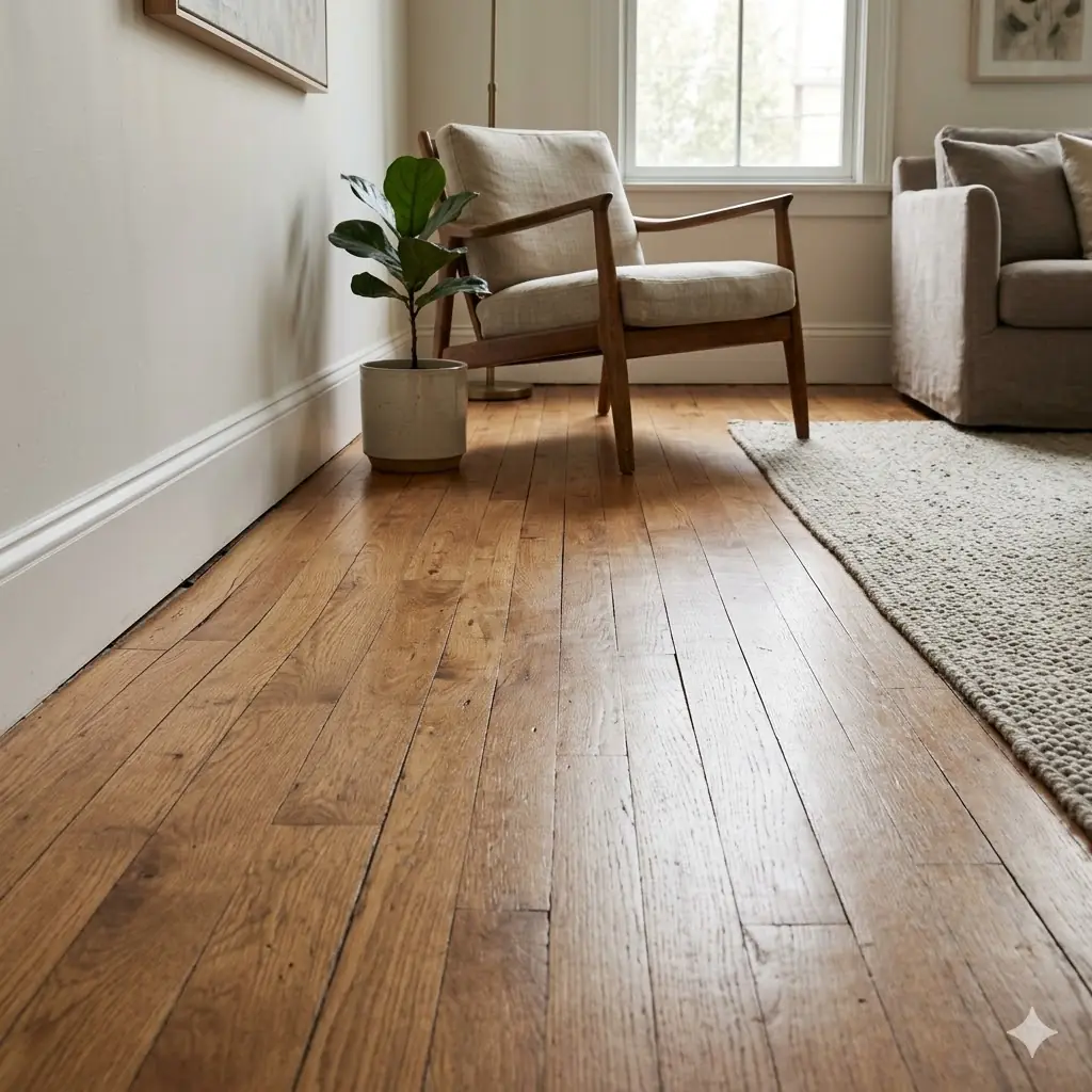 Interior floor associated with sagging