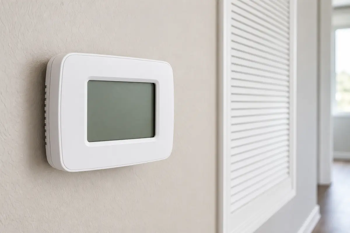 Compatible low voltage thermostat for AC short cycling diagnosis