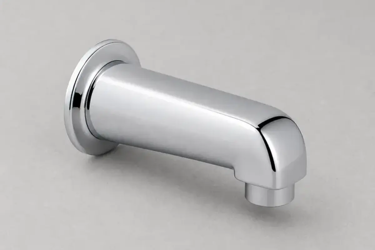 Replacement bathtub spout for low bathtub flow