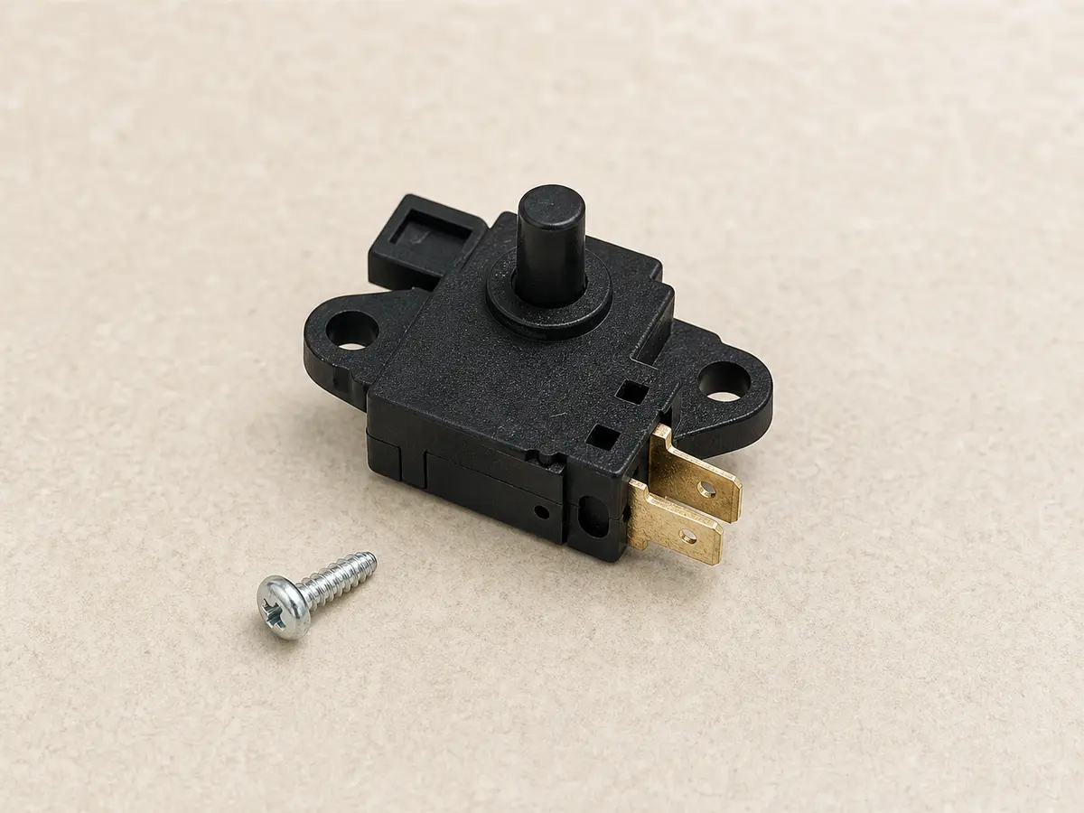 Dryer door switch replacement with terminals for a no-start diagnosis