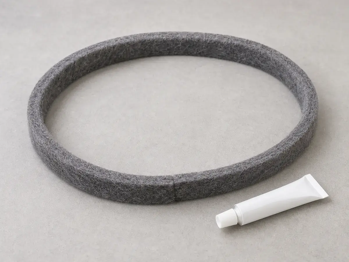 Front drum seal or glide part for visible LG dryer front lip rubbing