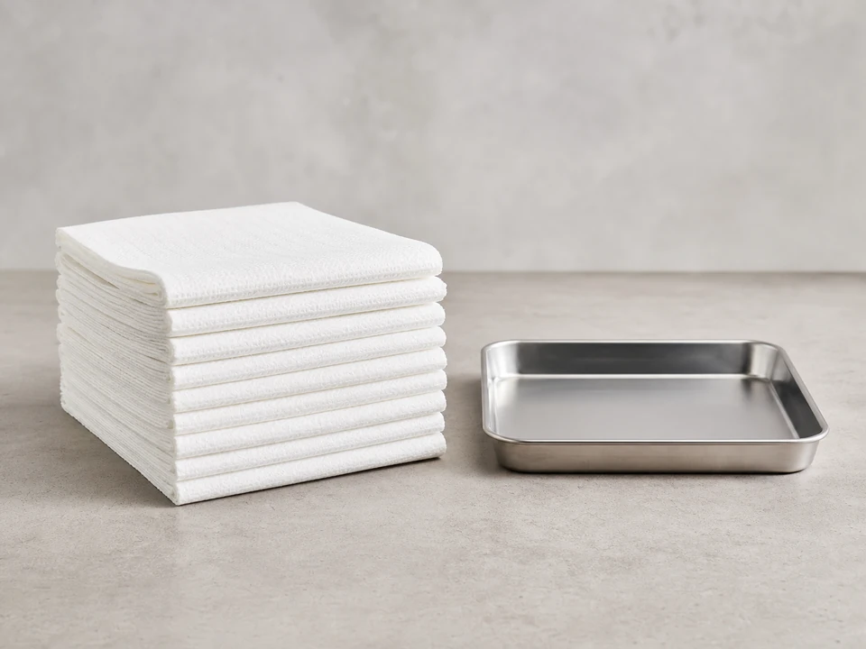 Absorbent towels for cleanup