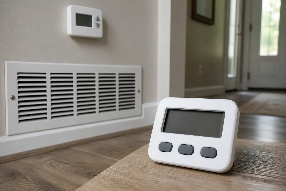 Digital timer used to check AC fan off-delay in Auto mode