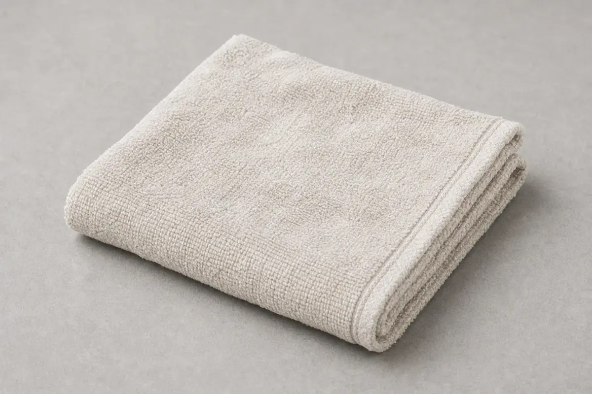 Absorbent towels for checking fresh air handler cabinet moisture