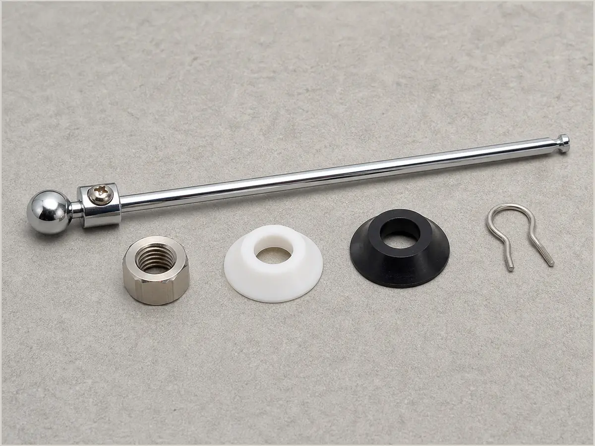 Bathroom sink pop up pivot rod ball nut washers and spring clip replacement kit