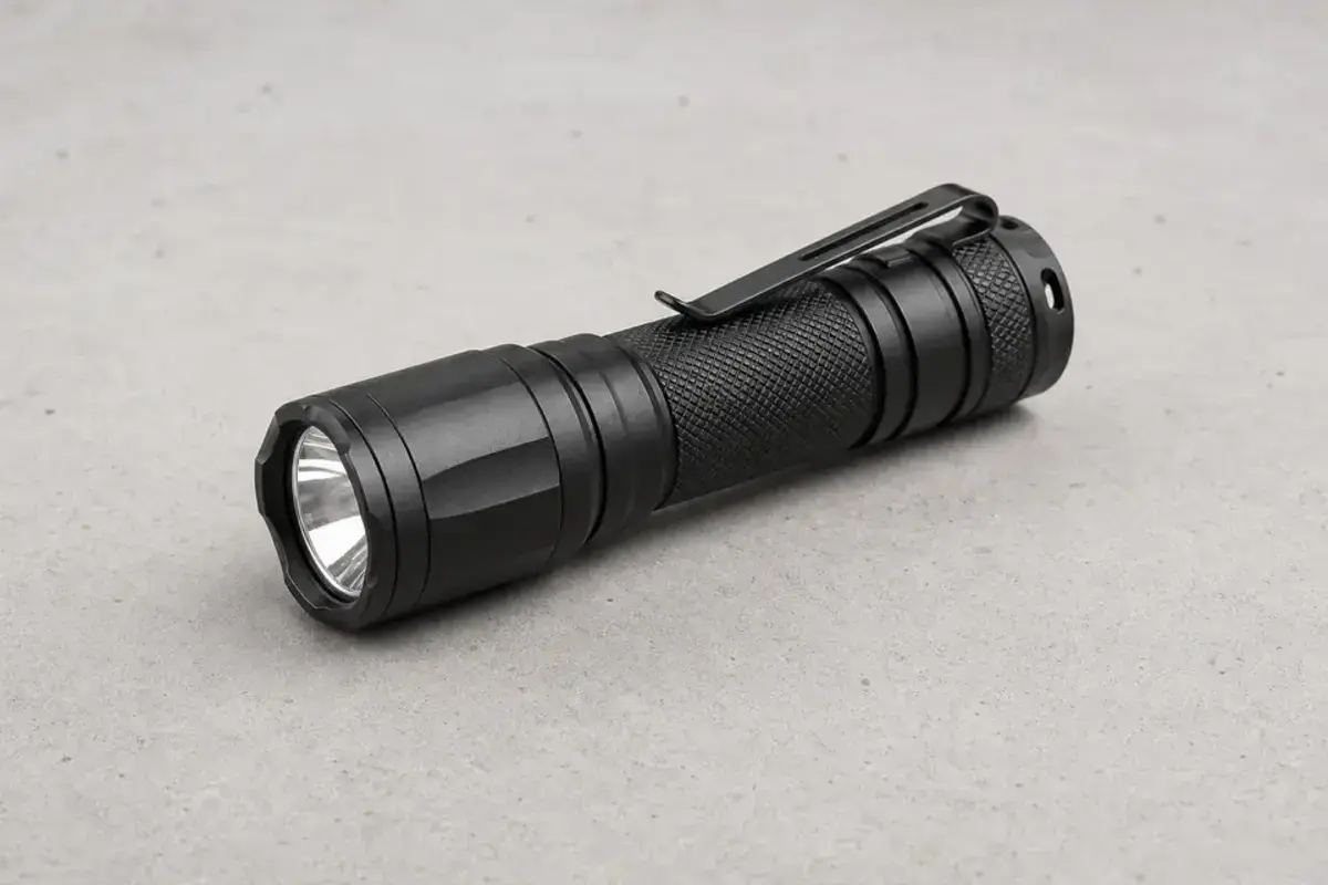Boiler-room flashlight for reading gauges, displays, and valve positions