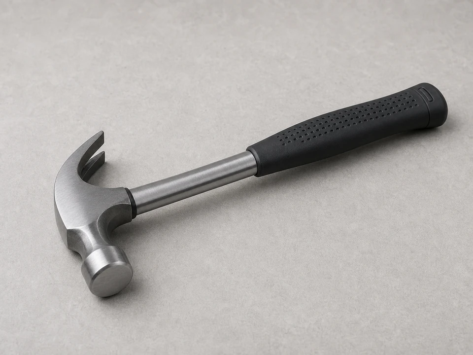 Claw hammer for tapping hinge pins