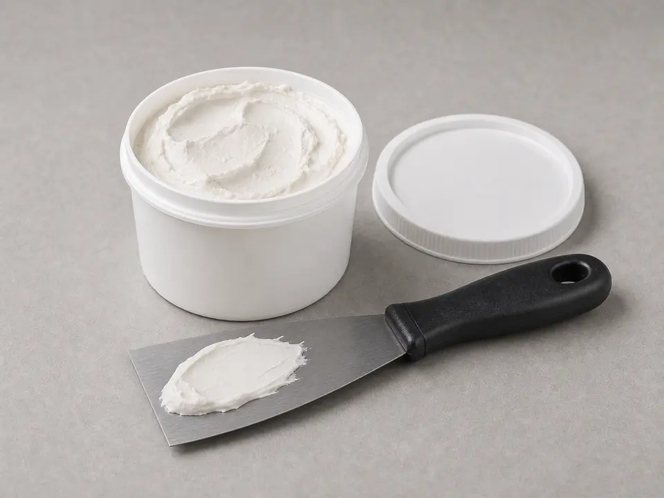 Premixed joint compound tub for drywall skim coats