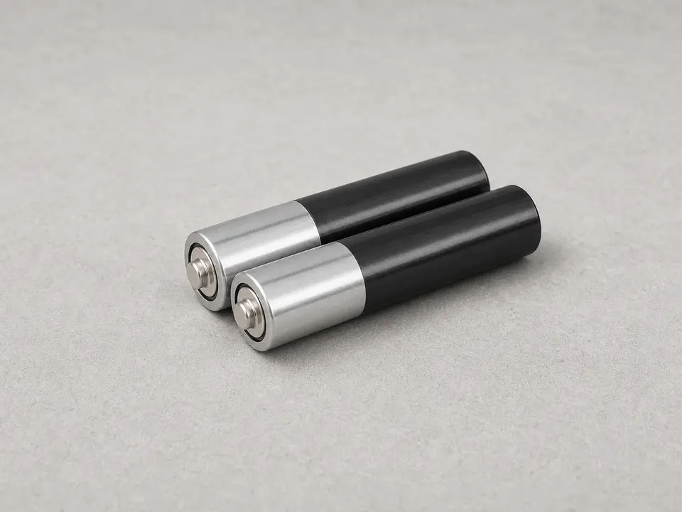 Fresh AA, AAA, and coin-cell thermostat batteries for matching the old cells