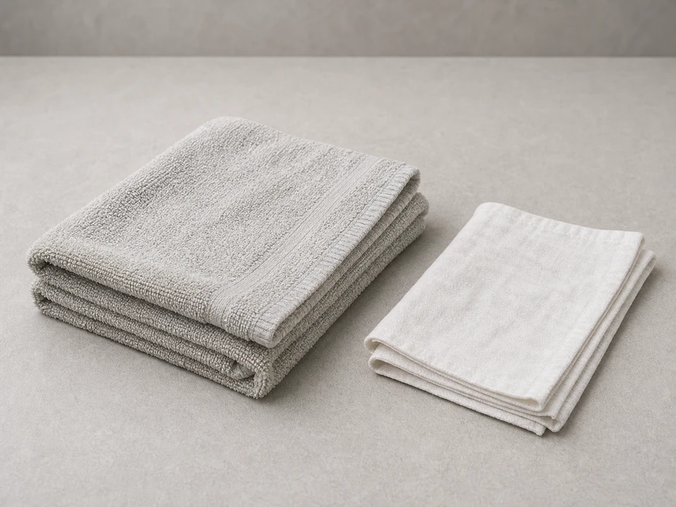 Old towels or rags tool