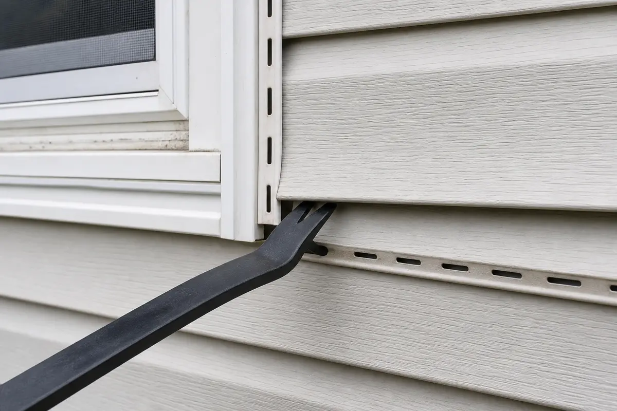 Siding removal tool for unlocking vinyl panel edges