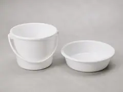 Shallow bucket or bowl tool