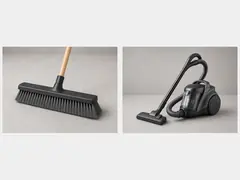 Vacuum or broom tool