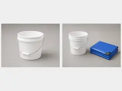 Plastic sheet or bucket tool