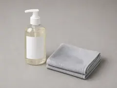 Cleaning rag and mild cleaner tool