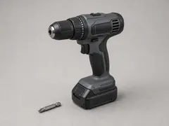 Drill with wood bit tool