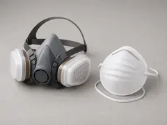 Respirator or dust mask rated for fine particles tool
