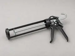 Exterior caulk gun tool