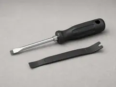 Flat screwdriver or small pry tool tool