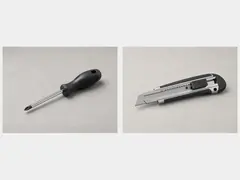 Utility knife or flush-cut saw tool