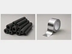 Foam pipe insulation tape or sleeves tool