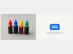 Toilet tank dye tablets or food coloring tool