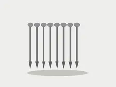 Galvanized roofing nails tool