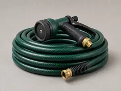 Garden hose with gentle spray tool
