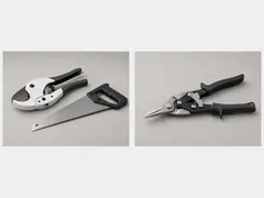 Hacksaw or heavy-duty scissors tool