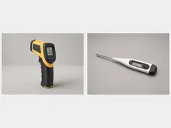 Non-contact thermometer or kitchen thermometer tool