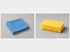 Soft sponge or microfiber cloth tool