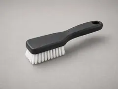 Non-scratch scrub pad or small nylon brush tool