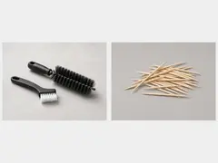 Nonmetal brush or wooden pick tool