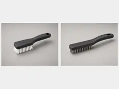 Small wire brush or nylon brush tool