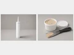 Wood filler or paintable caulk tool