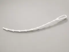Plastic drain-cleaning strip tool