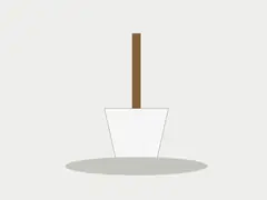 Plastic snow shovel tool