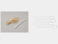 Plastic zip tie or small plastic probe tool