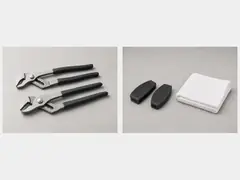 Soft jaw pliers or pliers with a rag tool