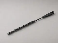 Refrigerator coil cleaning brush tool