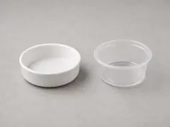 Shallow cup or small container tool