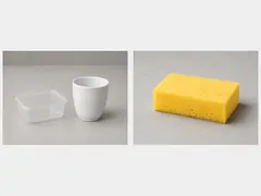 Small container or sponge tool