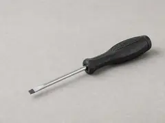 Small flat screwdriver tool