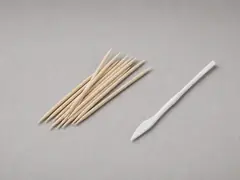 Small non-metal pick or toothpick tool